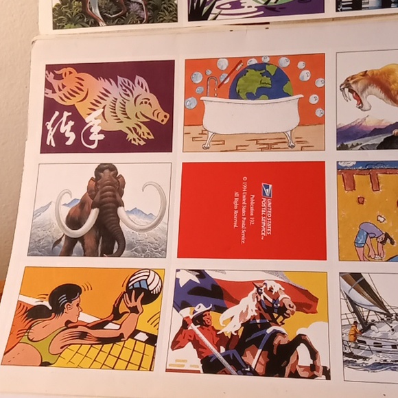 1995 Stamp Cards entire collection . - Picture 4 of 12